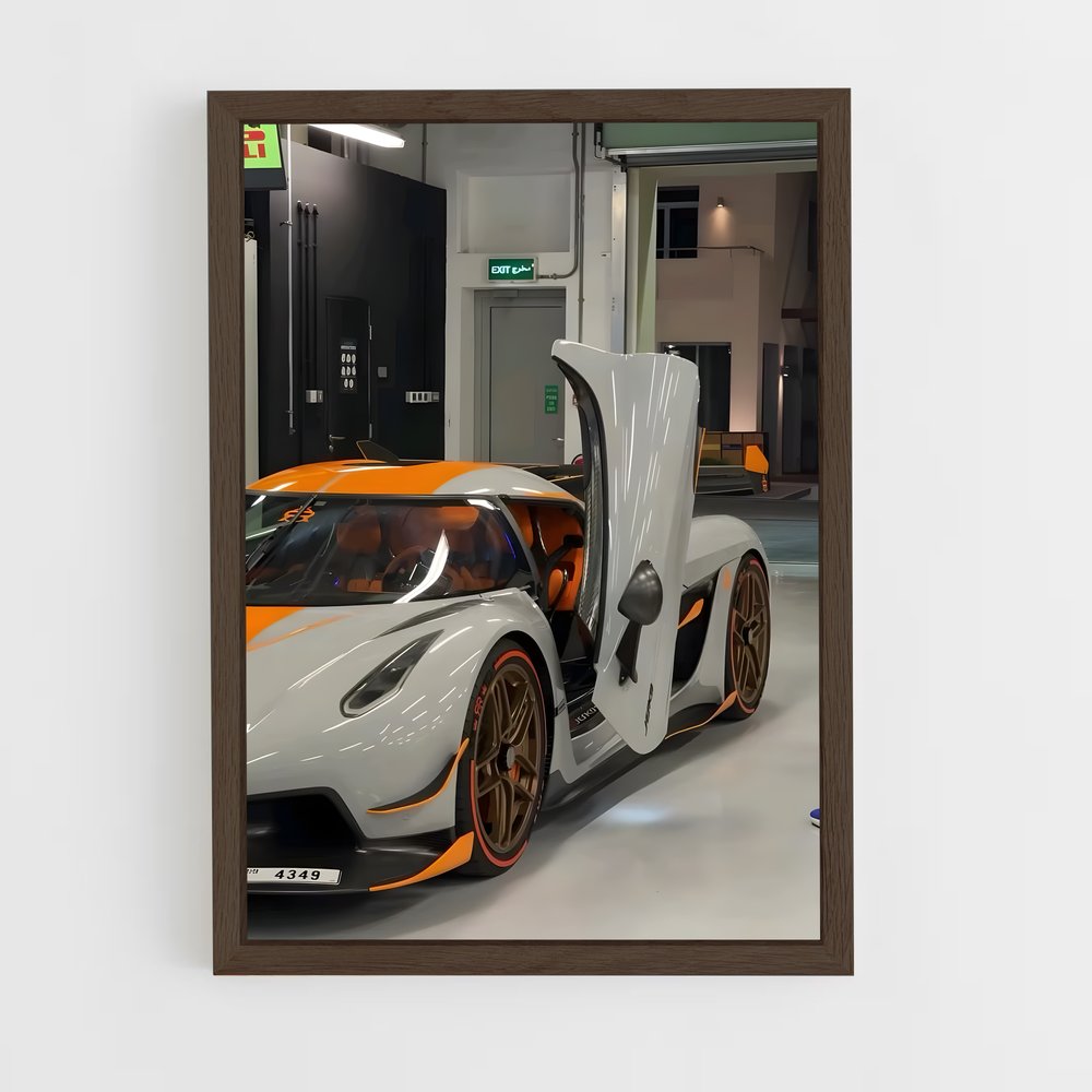 Poster Garage d'Altitude – affiche Koenigsegg (vue 5)